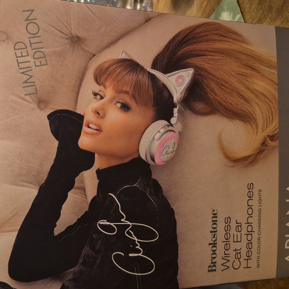 Brookstone Wireless Cat Ear Headphones - Limited Edition